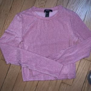 Forever 21 glitter long sleeve